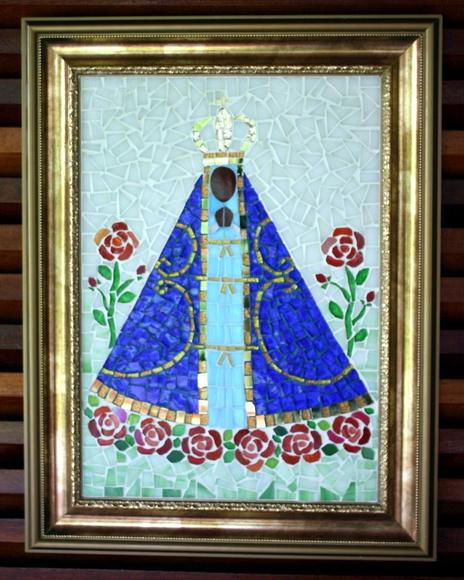 Quadro Nossa Senhora Aparecida em Mosaico