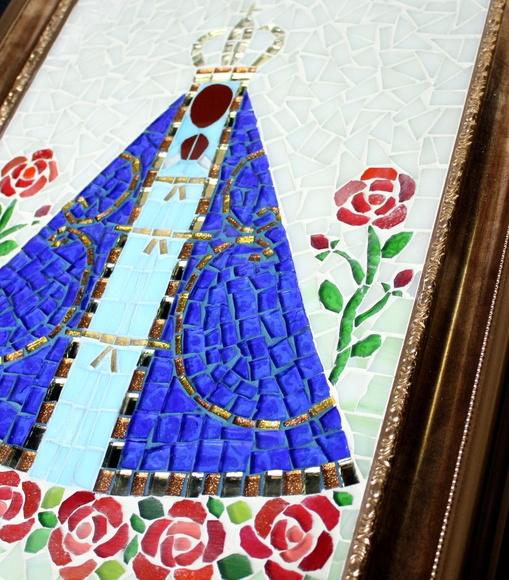 Quadro Nossa Senhora Aparecida em Mosaico