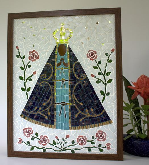 Quadro Nossa Senhora Aparecida em Mosaico