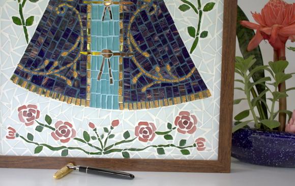 Quadro Nossa Senhora Aparecida em Mosaico