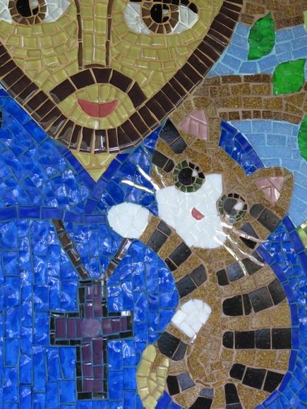 Quadro São Francisco em Mosaico