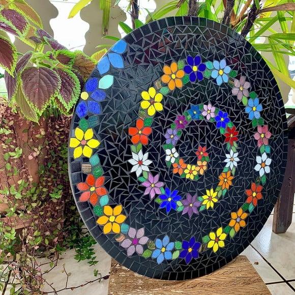 Tampo de Mesa em Mosaico