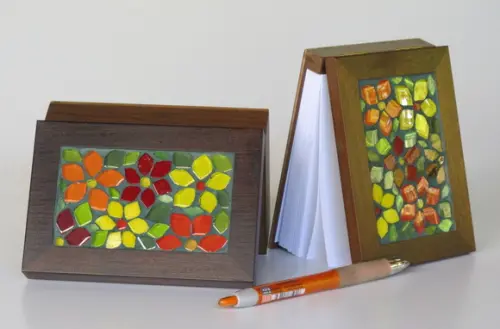 Bloco de Anotações Mosaico Primavera