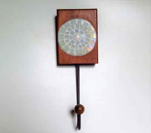 Cabideiro em Mosaico 1 Gancho Mandala