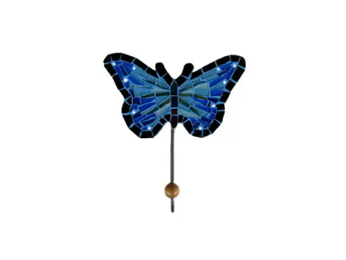 Cabideiro em Mosaico Borboleta