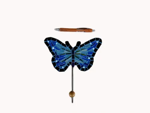 Cabideiro em Mosaico Borboleta