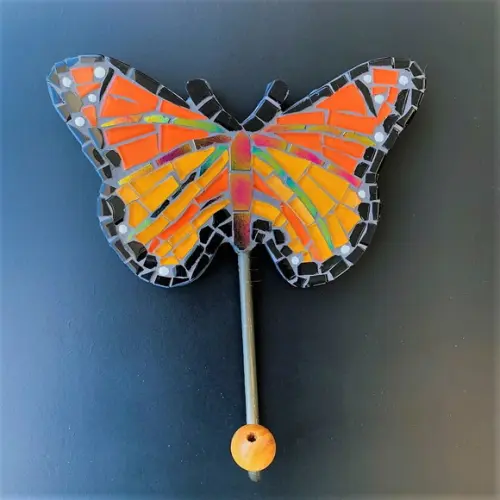 Cabideiro em Mosaico Borboleta