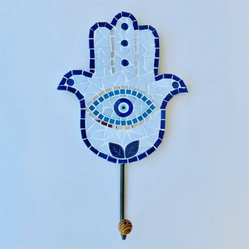 Cabideiro em Mosaico Mão de Fátima