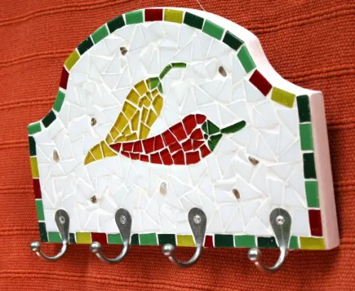 Cabideiro em Mosaico Pimentas