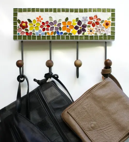Cabideiro em Mosaico Primavera