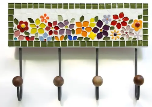 Cabideiro em Mosaico Primavera