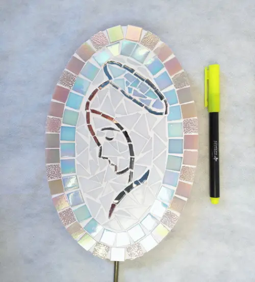 Cabideiro Nossa Senhora em Mosaico