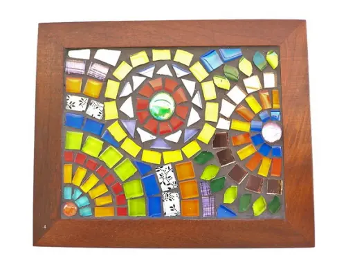 Caixa de Baralho em Mosaico