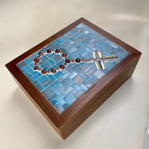 Caixa Multiuso em Mosaico Terço