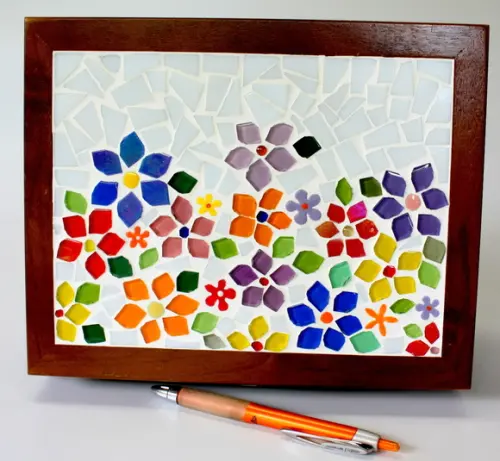 Caixa Porta Jóias em Mosaico
