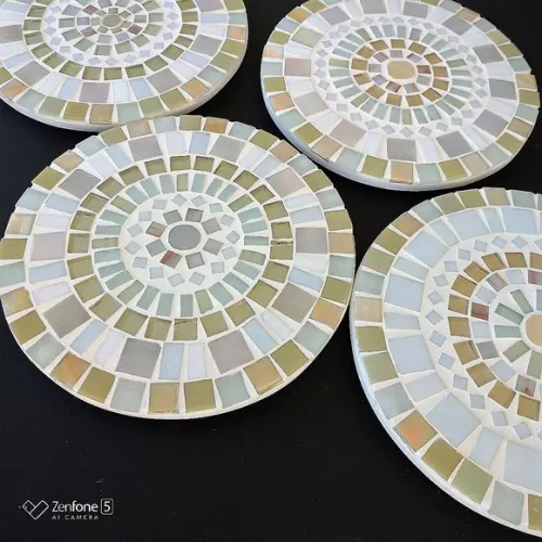 Descanso de panelas em mosaico (valor unitário)