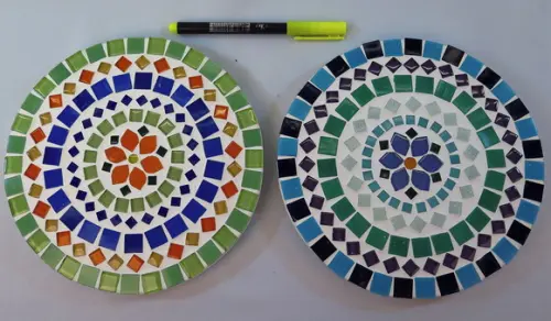 Descanso de Panelas em Mosaico Mandala Floral