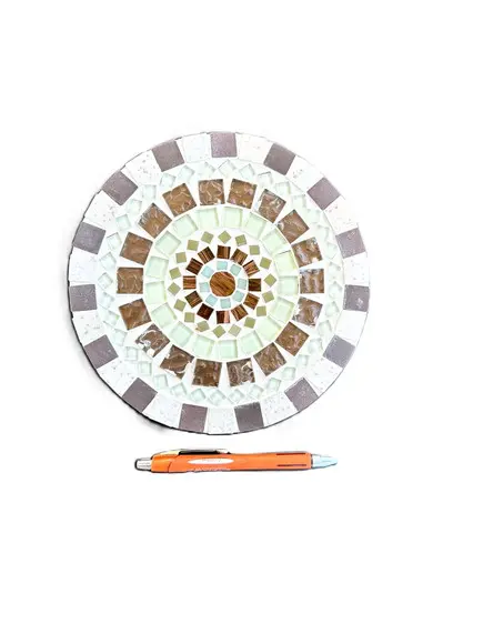 Descanso de Panelas em Mosaico Mandala (jogo de Dois)