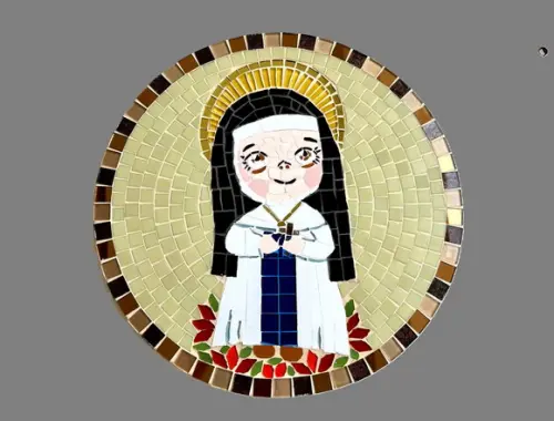 Irmã Dulce em Mosaico Mandala