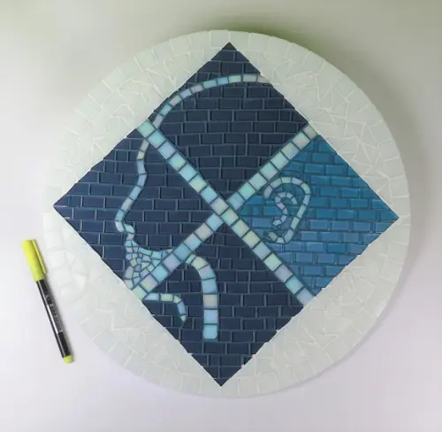 Logomarca em mosaico