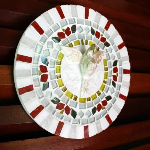 Mandala Divino Espírito Mosaico Red 20