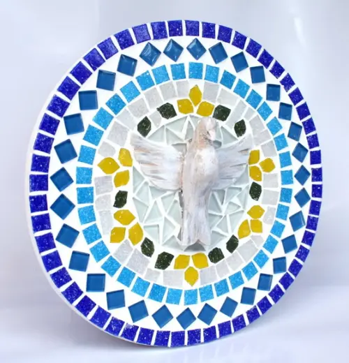 Mandala Divino Espírito Santo Azul P
