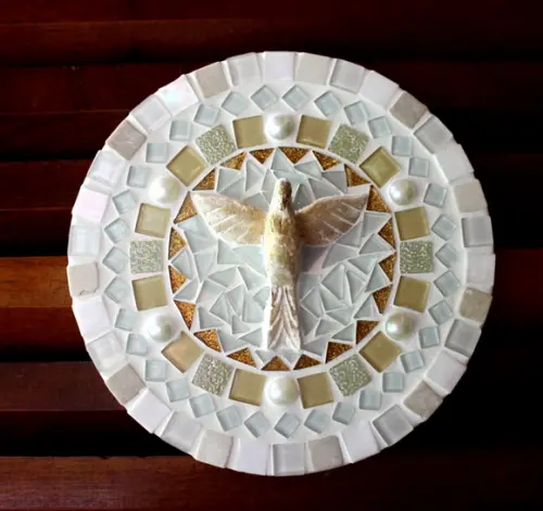 Mandala Divino Espírito Santo Branca P