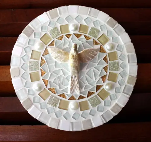 Mandala Divino Espírito Santo Branca P