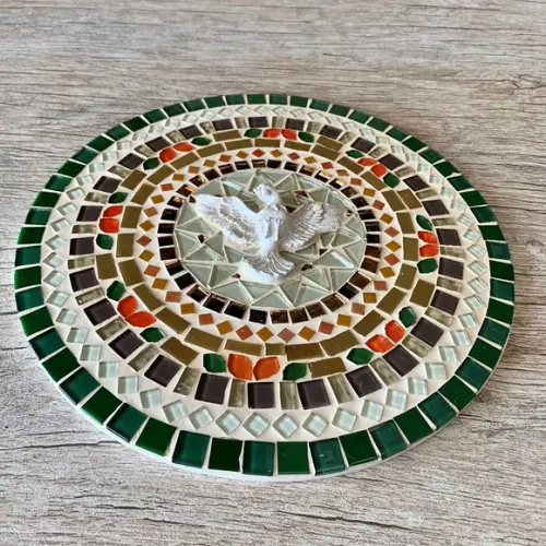Mandala Divino Espírito Santo em Mosaico