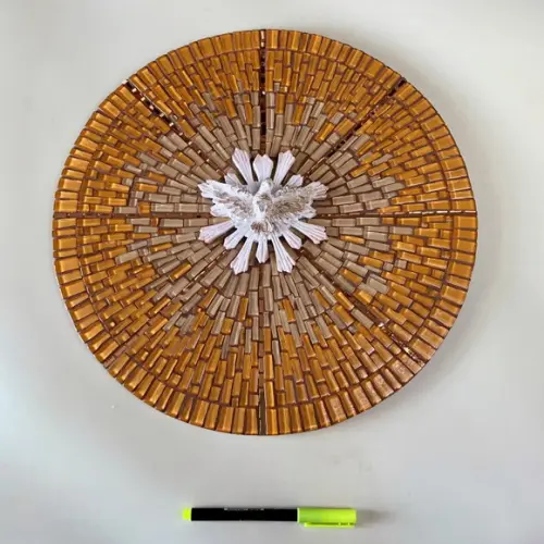Mandala Divino Espírito Santo em Mosaico