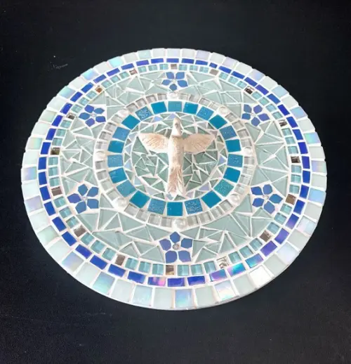 Mandala Divino Espírito Santo em Mosaico