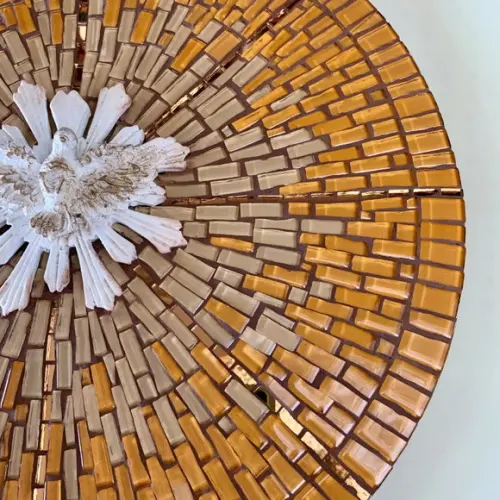Mandala Divino Espírito Santo em Mosaico