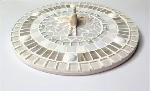 Mandala Divino Espírito Santo em Mosaico