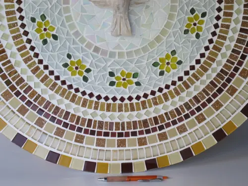 Mandala Divino Espírito Santo em Mosaico