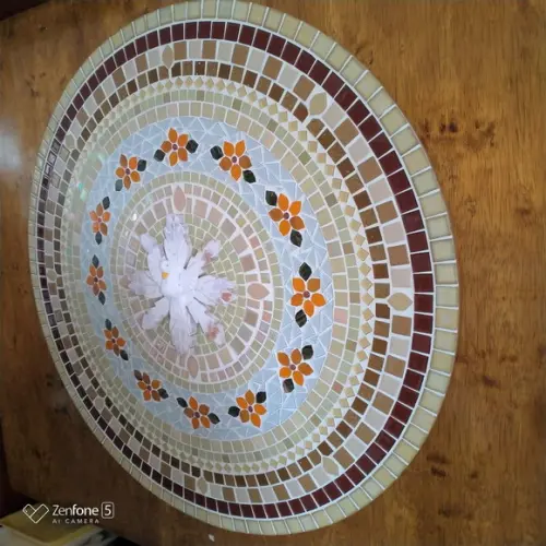 Mandala Divino Espírito Santo em Mosaico 80