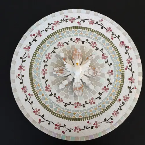 Mandala Divino Espírito Santo em Mosaico Cerejeiras 60