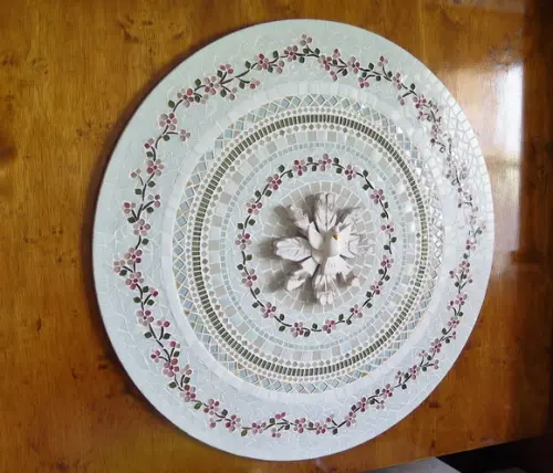 Mandala Divino Espírito Santo em Mosaico Cerejeiras 80
