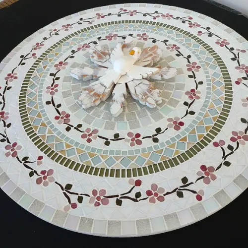 Mandala Divino Espírito Santo em Mosaico Cerejeiras 60