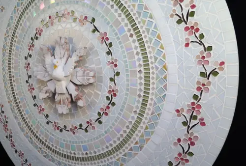 Mandala Divino Espírito Santo em Mosaico Cerejeiras 80
