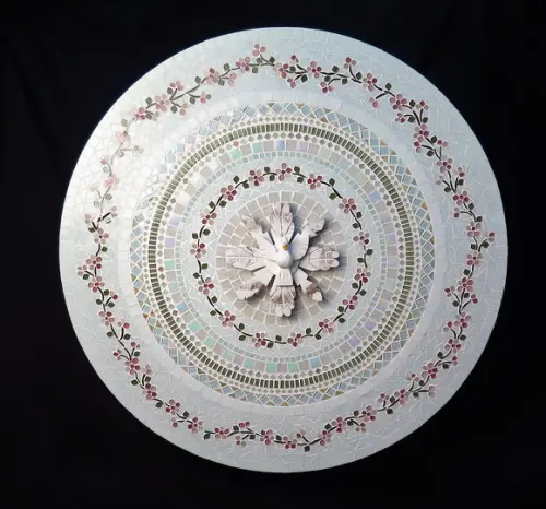 Mandala Divino Espírito Santo em Mosaico Cerejeiras 80