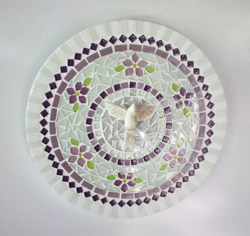 Mandala Divino Espírito Santo Lilás 30