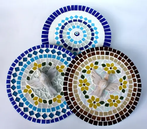 Mandala Divino Espírito Santo Marrom P