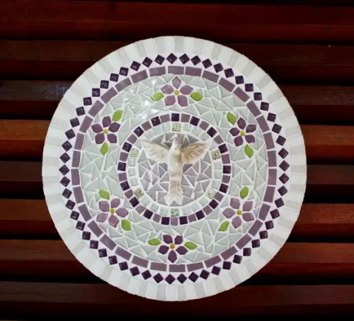Mandala Divino Espírito Santo Lilás 30