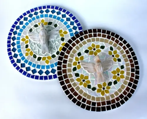 Mandala Divino Espírito Santo Marrom P