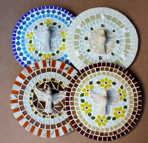 Mandala Divino Espírito Santo Marrom P