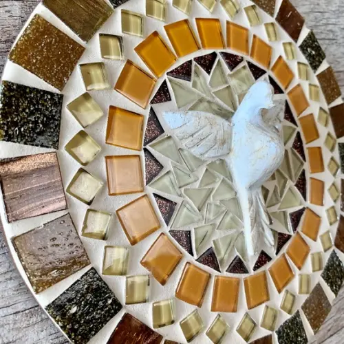 Mandala Divino Espírito Santo Ocre