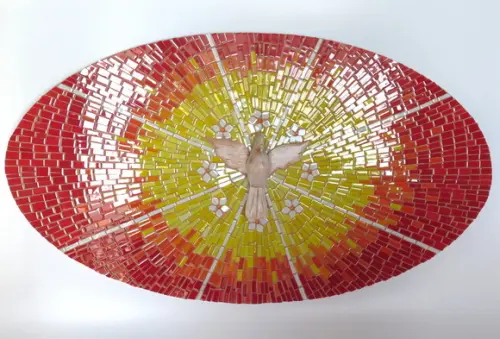 Mandala Divino Espírito Santo Raios Oval