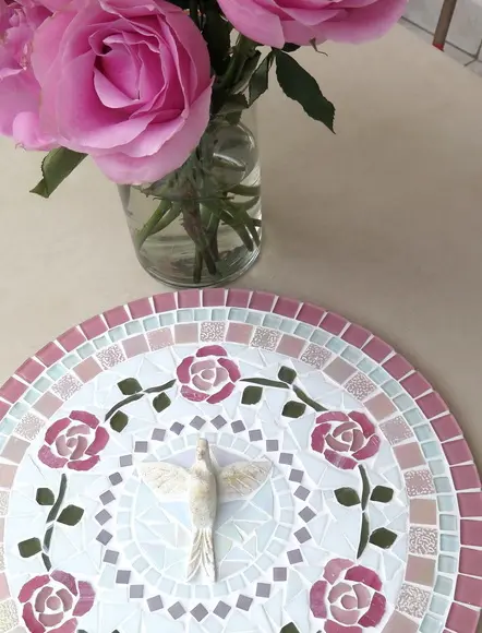 Mandala Divino Espírito Santo Rosas