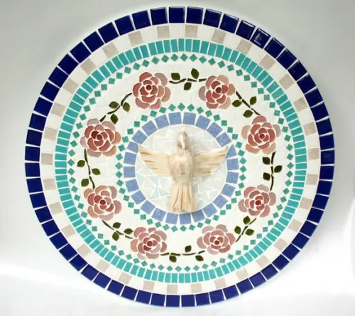 Mandala Divino Espírito Santo Rosas