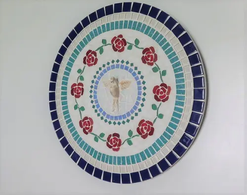 Mandala Divino Espírito Santo Rosas Vermelhas 40